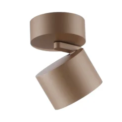 LED-Deckenspot PURE Cup, bronzefarben, Ø 9,5 cm, Metall