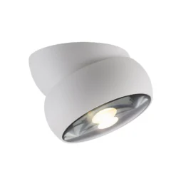 LED-Deckenspot PURE Move, weiß, Ø 12 cm, Metall/Glas