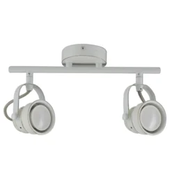 LED-Deckenspot Tessa, 2-flammig, weiß antik