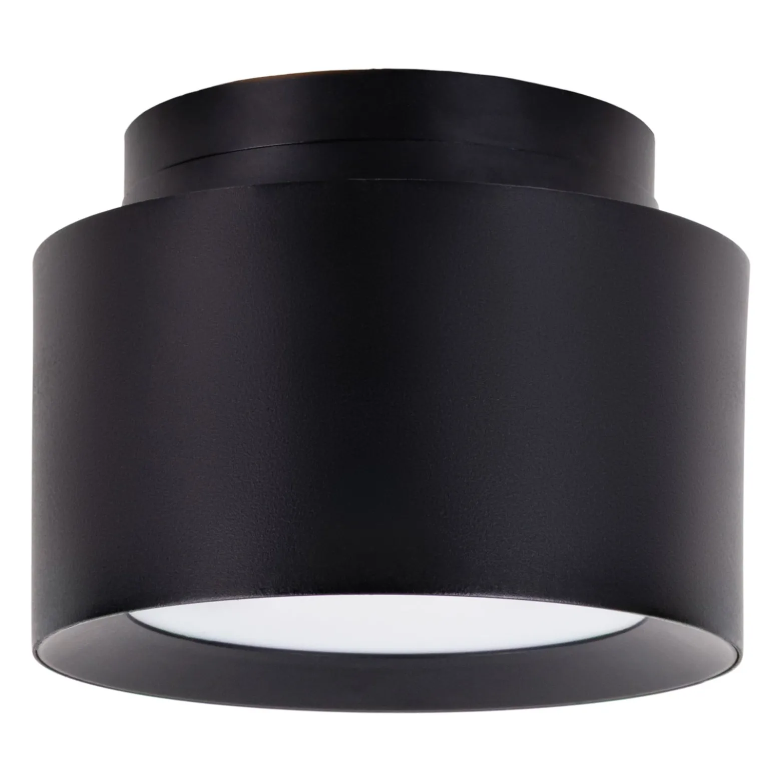LED-Deckenspot Trimes, Ø 14 cm, schwarz, CCT, step-dim