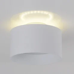 LED-Deckenspot Trimes, Ø 14 cm, weiß, CCT, step-dim