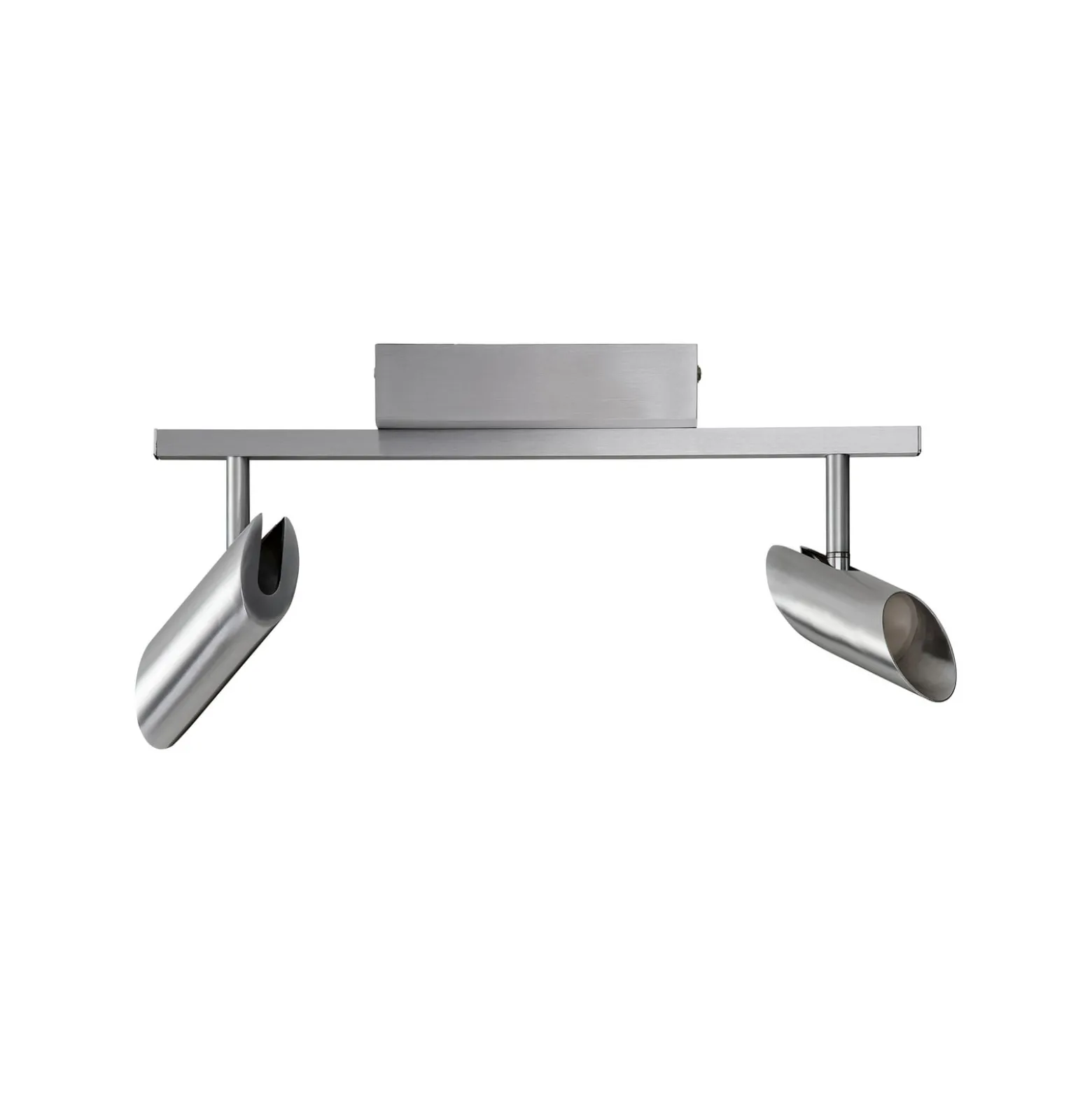 LED-Deckenstrahler Risell, Länge 35 cm, aluminiumfarben