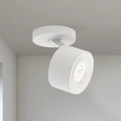 LED-Deckenstrahler Specter, weiß, Ø 8,4 cm, Aluminium