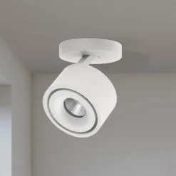 LED-Deckenstrahler Specter, weiß, Ø 8,4 cm, Aluminium