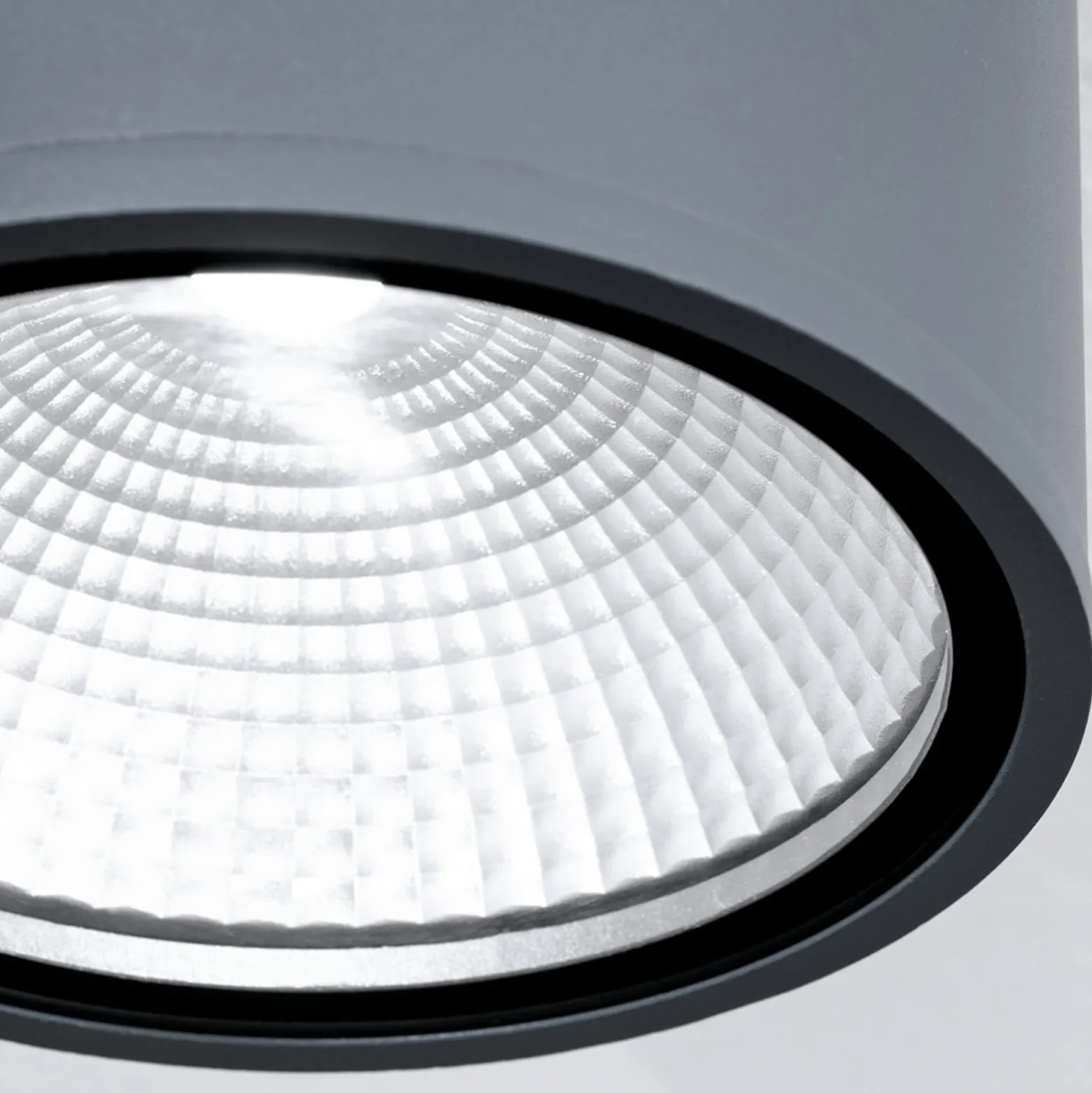 LED-Deckenstrahler Sputnik IP65 Ø 14,5cm anthrazit