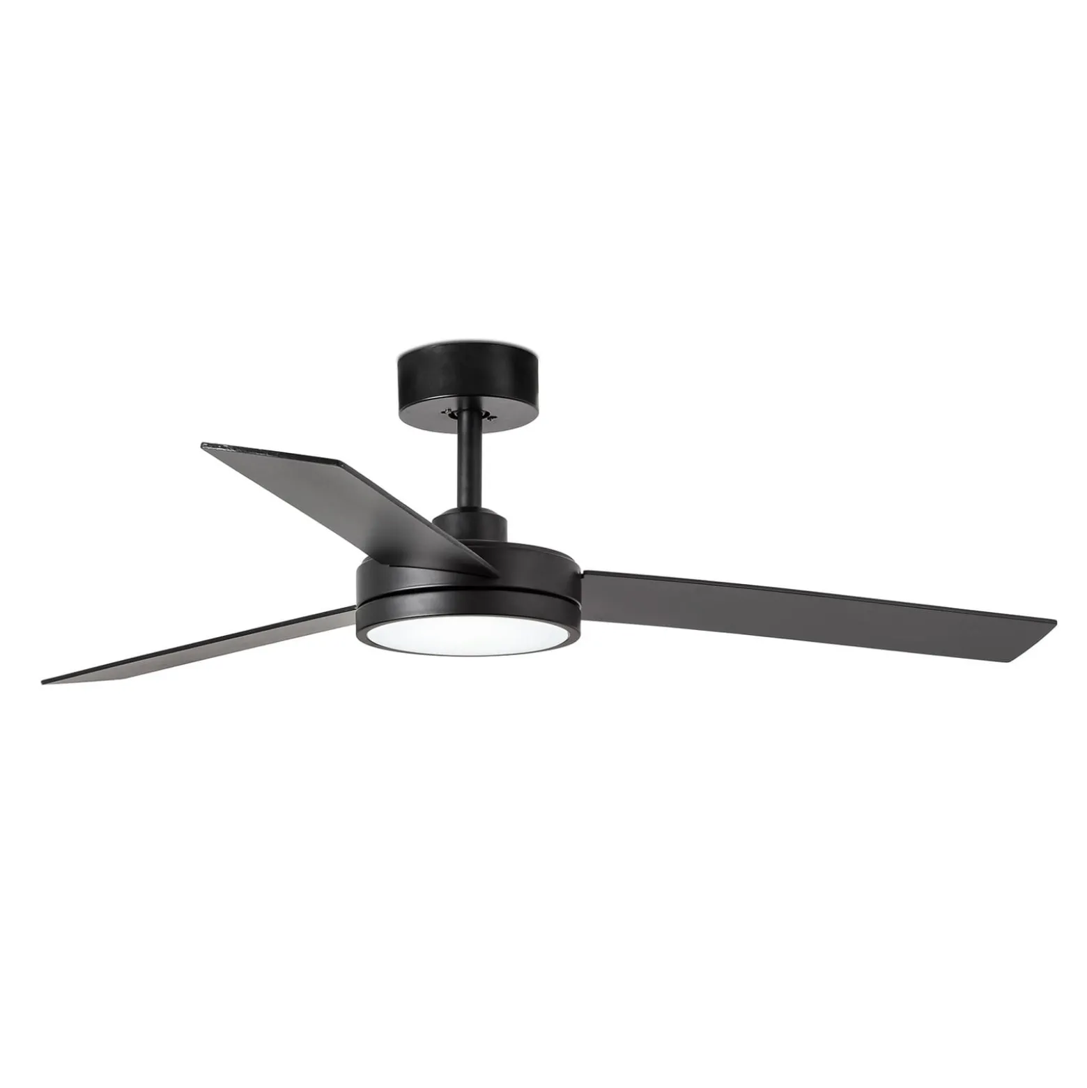 LED-Deckenventilator Barth mit Leuchte, schwarz