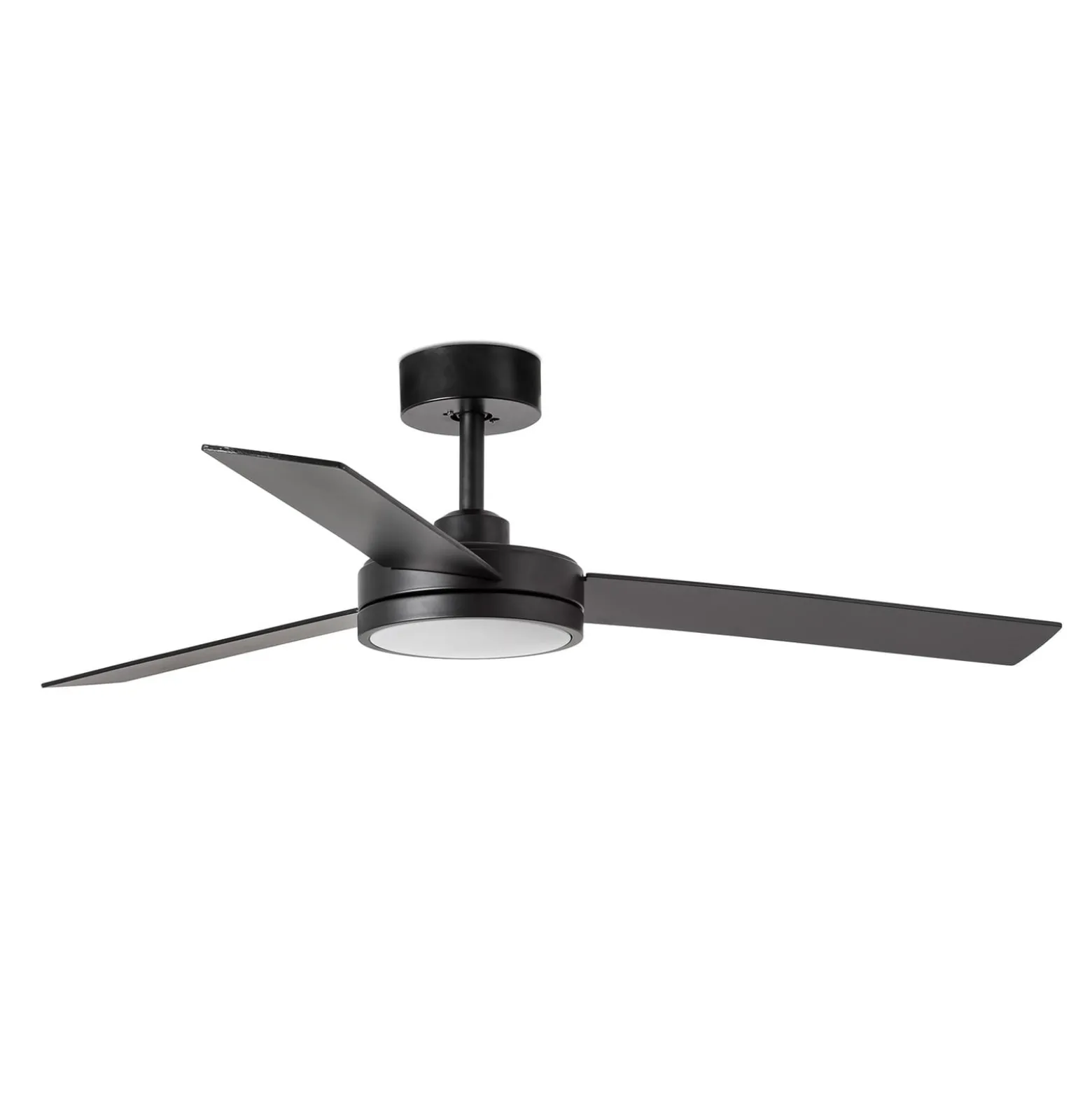LED-Deckenventilator Barth mit Leuchte, schwarz