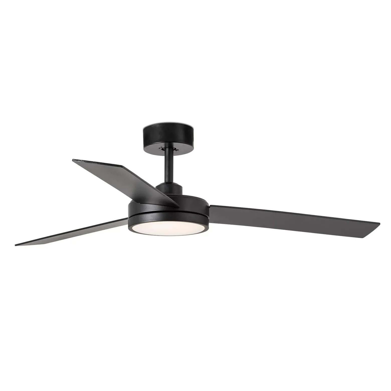 LED-Deckenventilator Barth mit Leuchte, schwarz