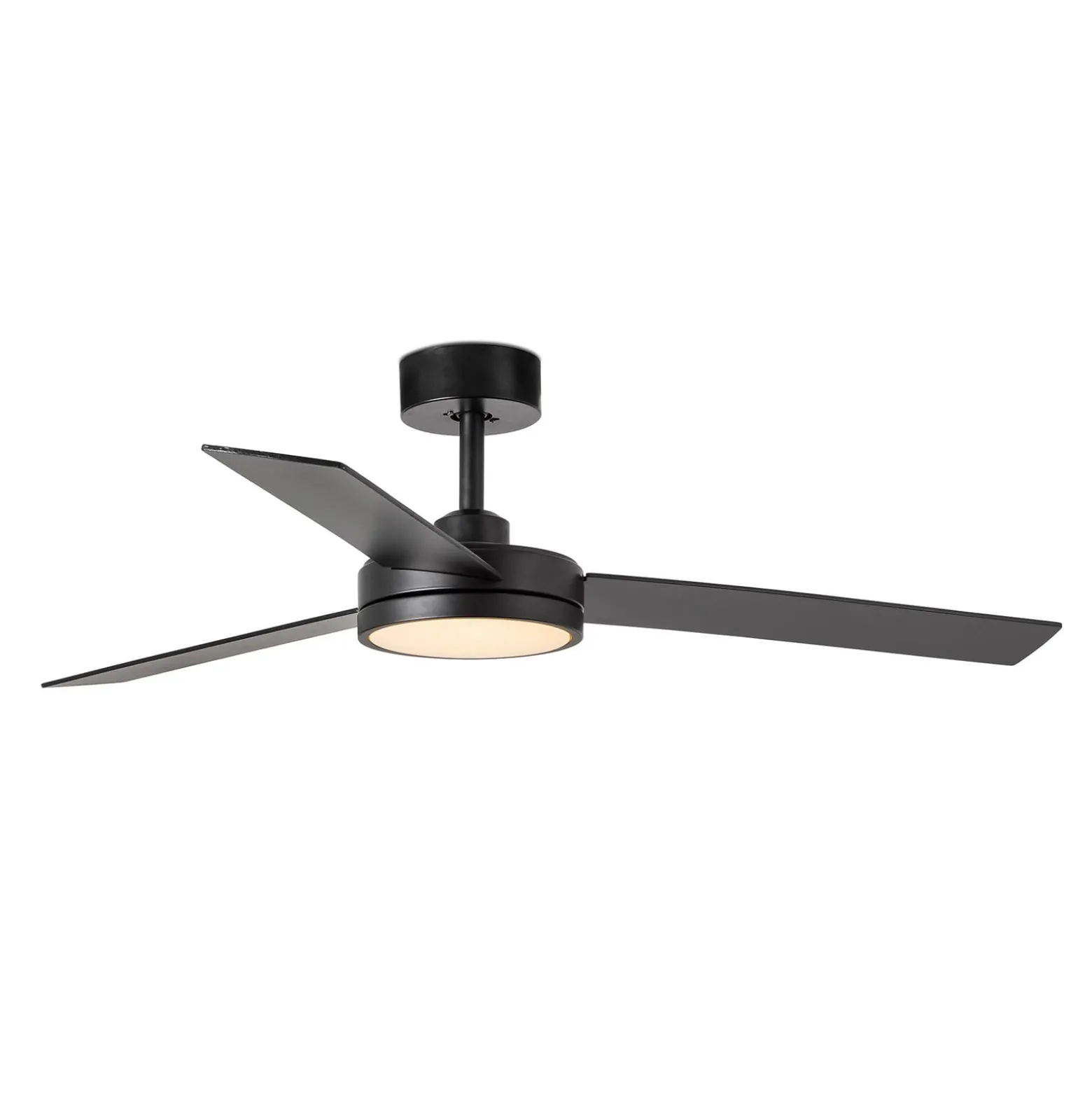 LED-Deckenventilator Barth mit Leuchte, schwarz