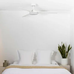 LED-Deckenventilator Barth mit Leuchte, weiß