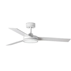 LED-Deckenventilator Barth mit Leuchte, weiß