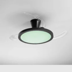 LED-Deckenventilator Condor, schwarz Ø 106 cm CCT RGB, leise