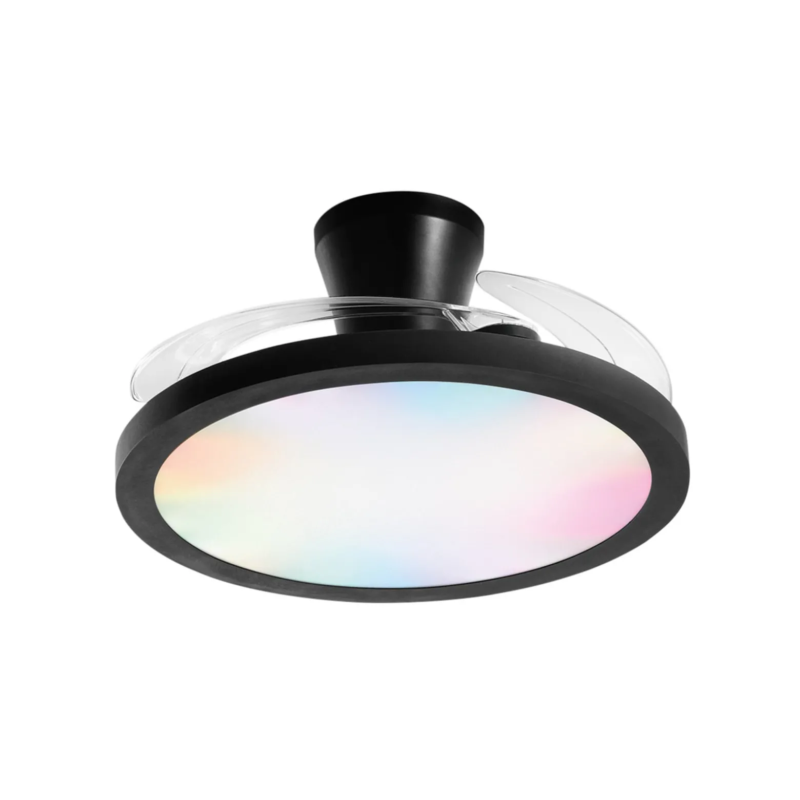 LED-Deckenventilator Condor, schwarz Ø 106 cm CCT RGB, leise