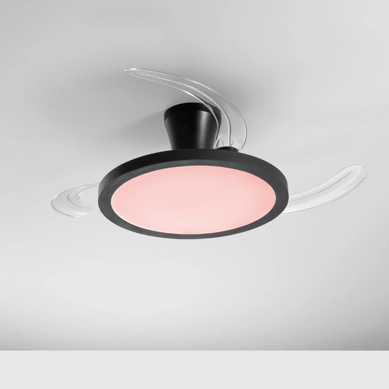 LED-Deckenventilator Condor, schwarz Ø 106 cm CCT RGB, leise