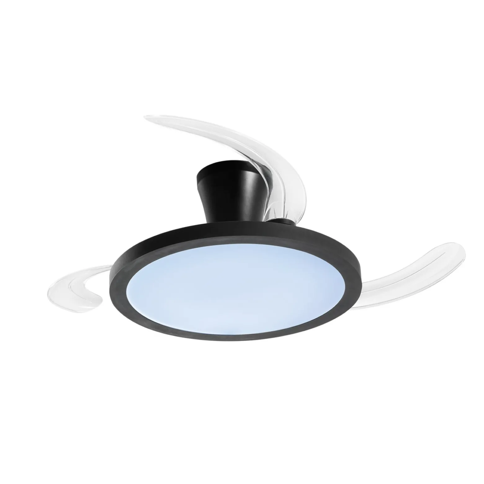LED-Deckenventilator Condor, schwarz Ø 106 cm CCT RGB, leise