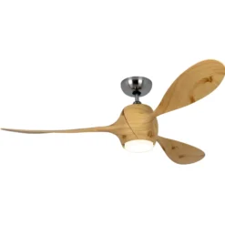 LED-Deckenventilator ECO FIORE, redpine, Ø 142 cm, leise, DC