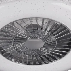 LED-Deckenventilator Harstad, Kristallrahmen