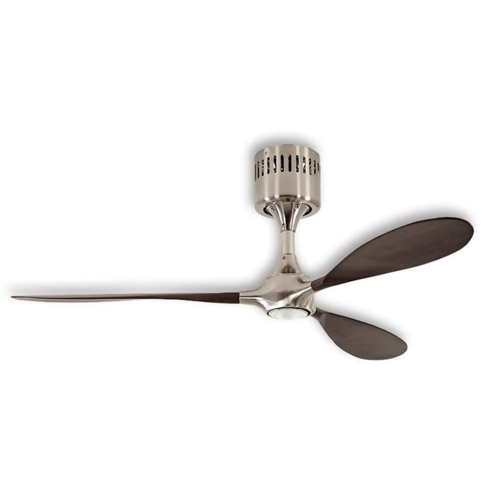 LED-Deckenventilator HELICO PADDEL, nussbaum, Ø 132 cm leise