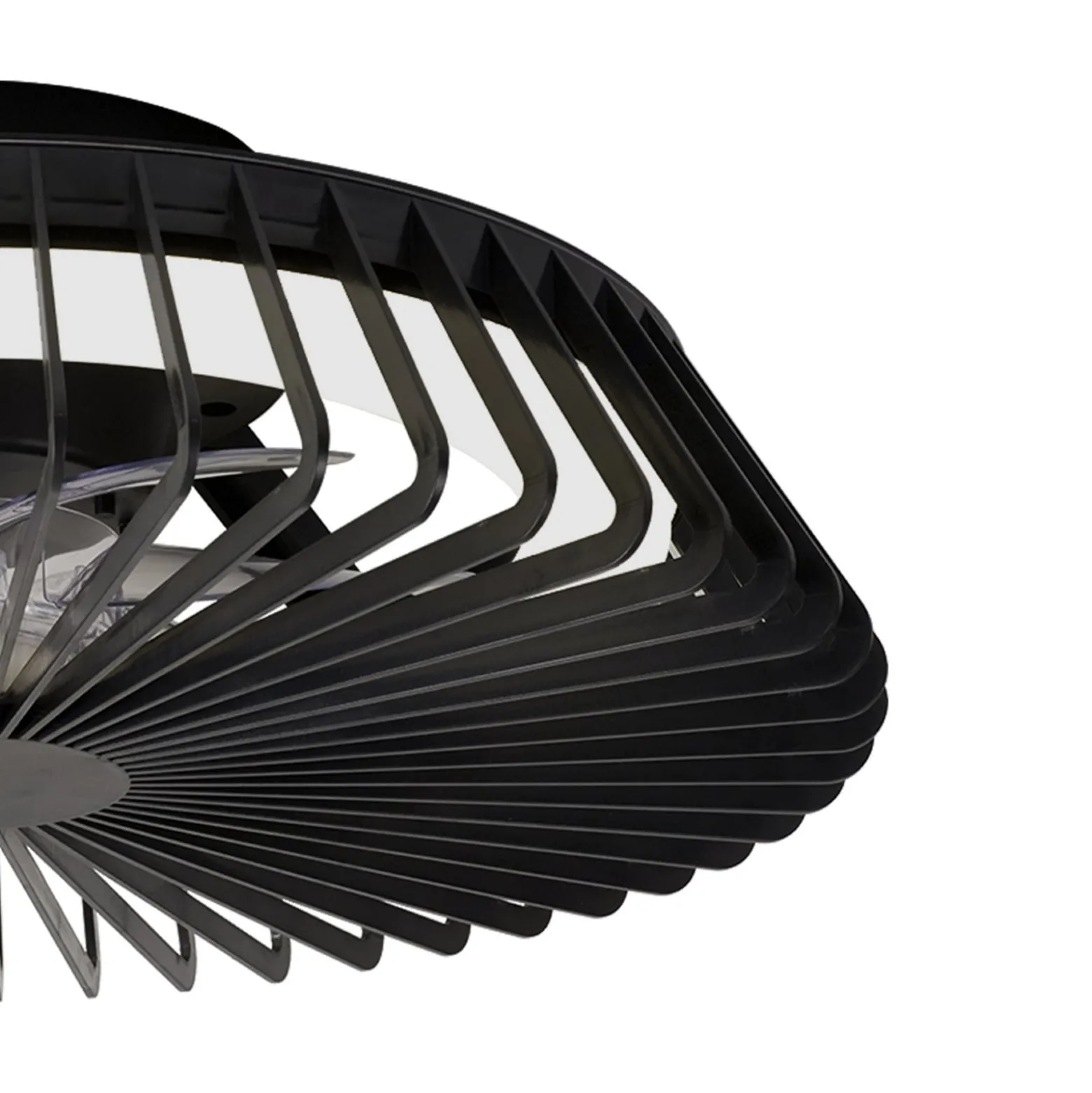 LED-Deckenventilator Himalaya Mini, schwarz, DC, leise, CCT