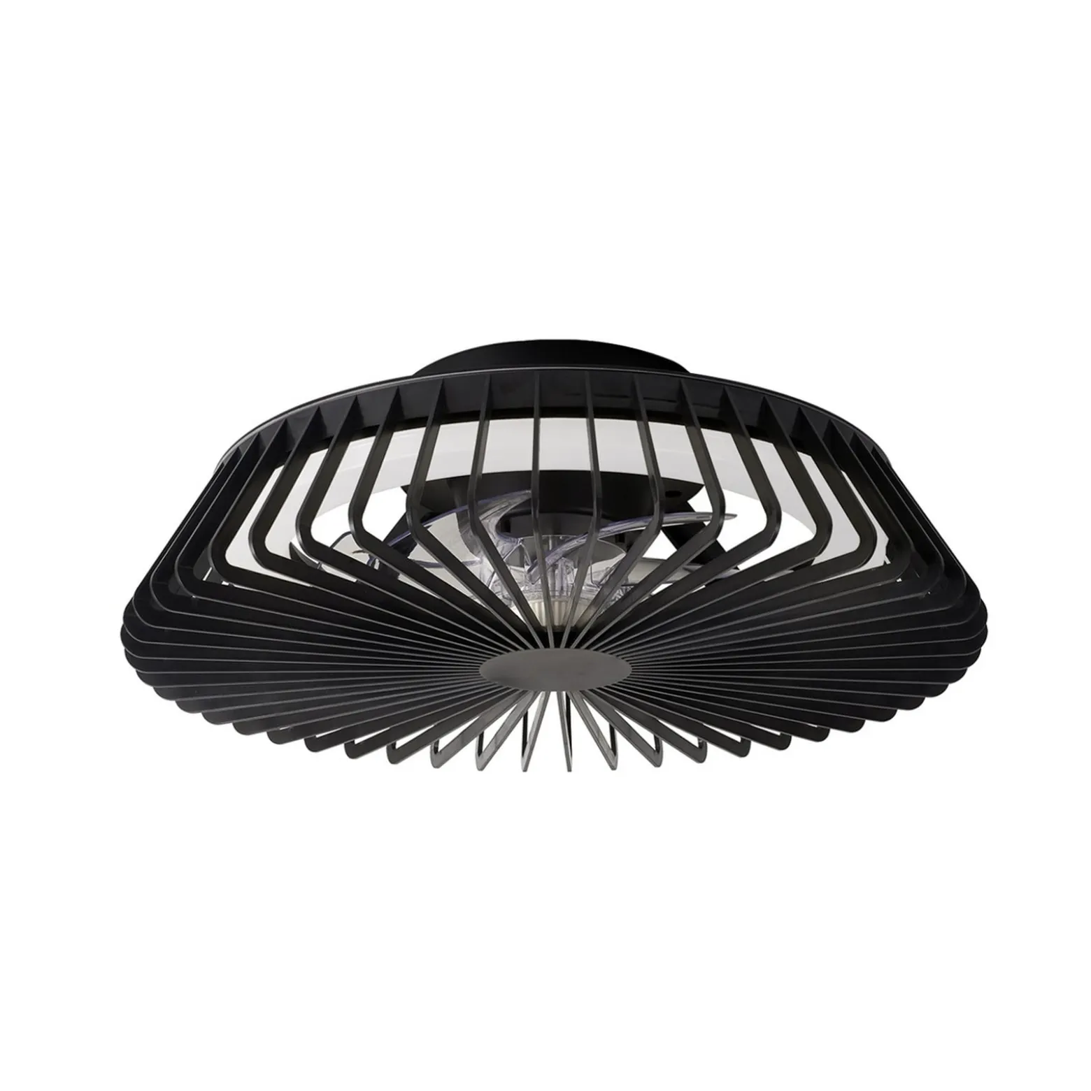 LED-Deckenventilator Himalaya Mini, schwarz, DC, leise, CCT