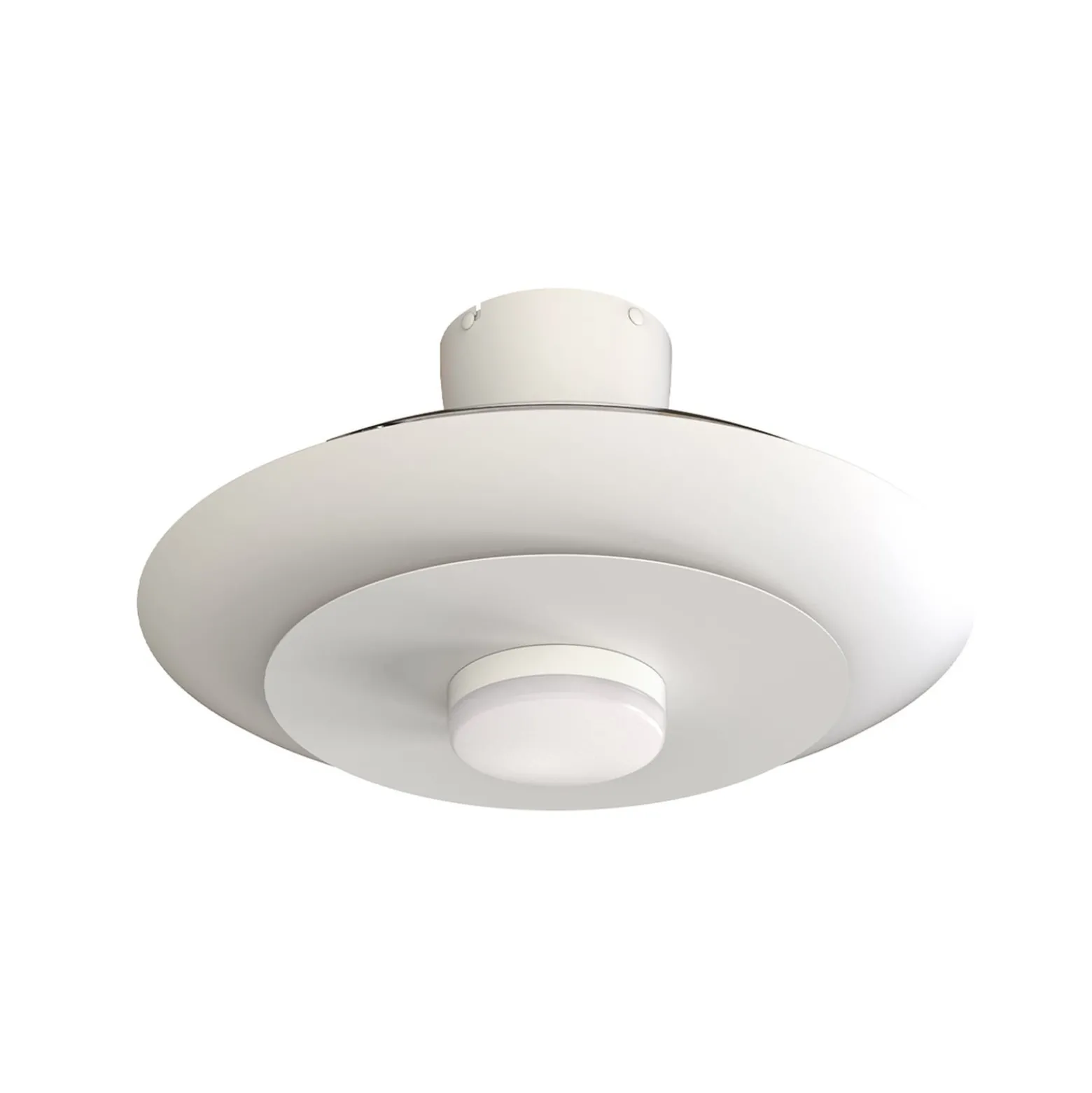 LED-Deckenventilator Kyoto, weiß, DC, leise, CCT, 106 cm