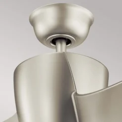 LED-Deckenventilator Phree 56, dreiflügelig, nickel