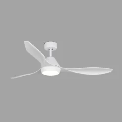 LED-Deckenventilator Polaris L, dreiflügelig, weiß