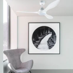 LED-Deckenventilator Polaris L, dreiflügelig, weiß