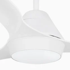 LED-Deckenventilator Polaris L, dreiflügelig, weiß