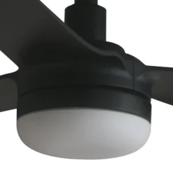 LED-Deckenventilator Punt M, schwarz, DC, leise, 130 cm, CCT