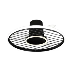 LED-Deckenventilator Soho schwarz DC-Motor leise Ø 66 cm CCT