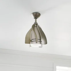 LED-Deckenventilator Terna nickel/creme