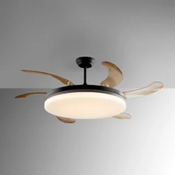 LED-Deckenventilator Vento schwarz/bronze/rauch Ø 150, leise