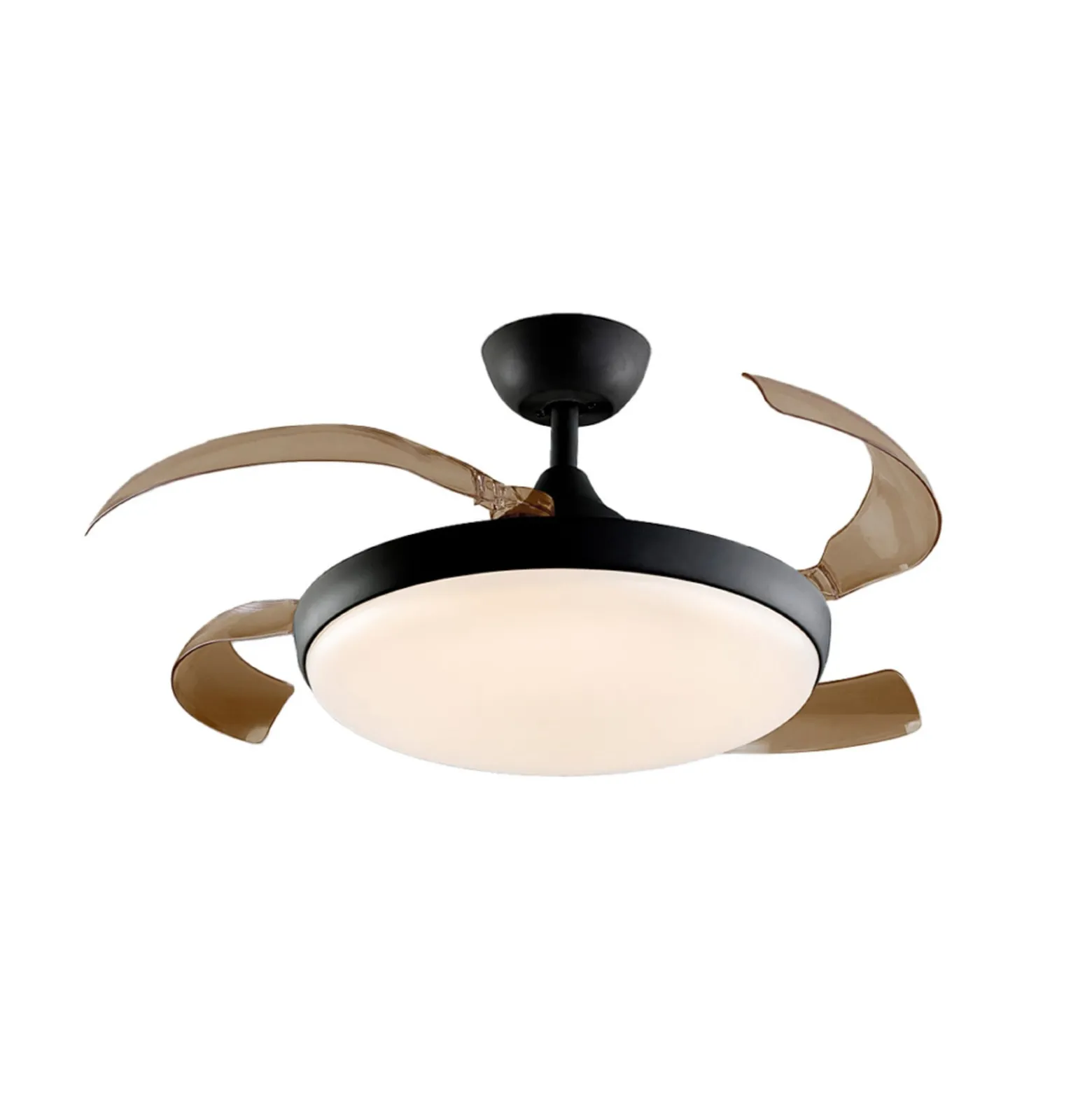 LED-Deckenventilator Venturi schwarz/rauch DC Ø 106 cm leise