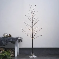 LED-Dekobaum Tobby Tree IP44 braun Höhe 120cm