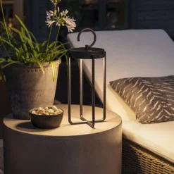 LED-Dekolaterne Manorola, USB, dimmbar