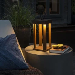 LED-Dekoleuchte Cannes USB, rost