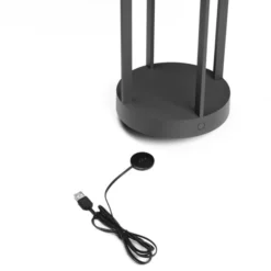 LED-Dekoleuchte Chieti USB, grau