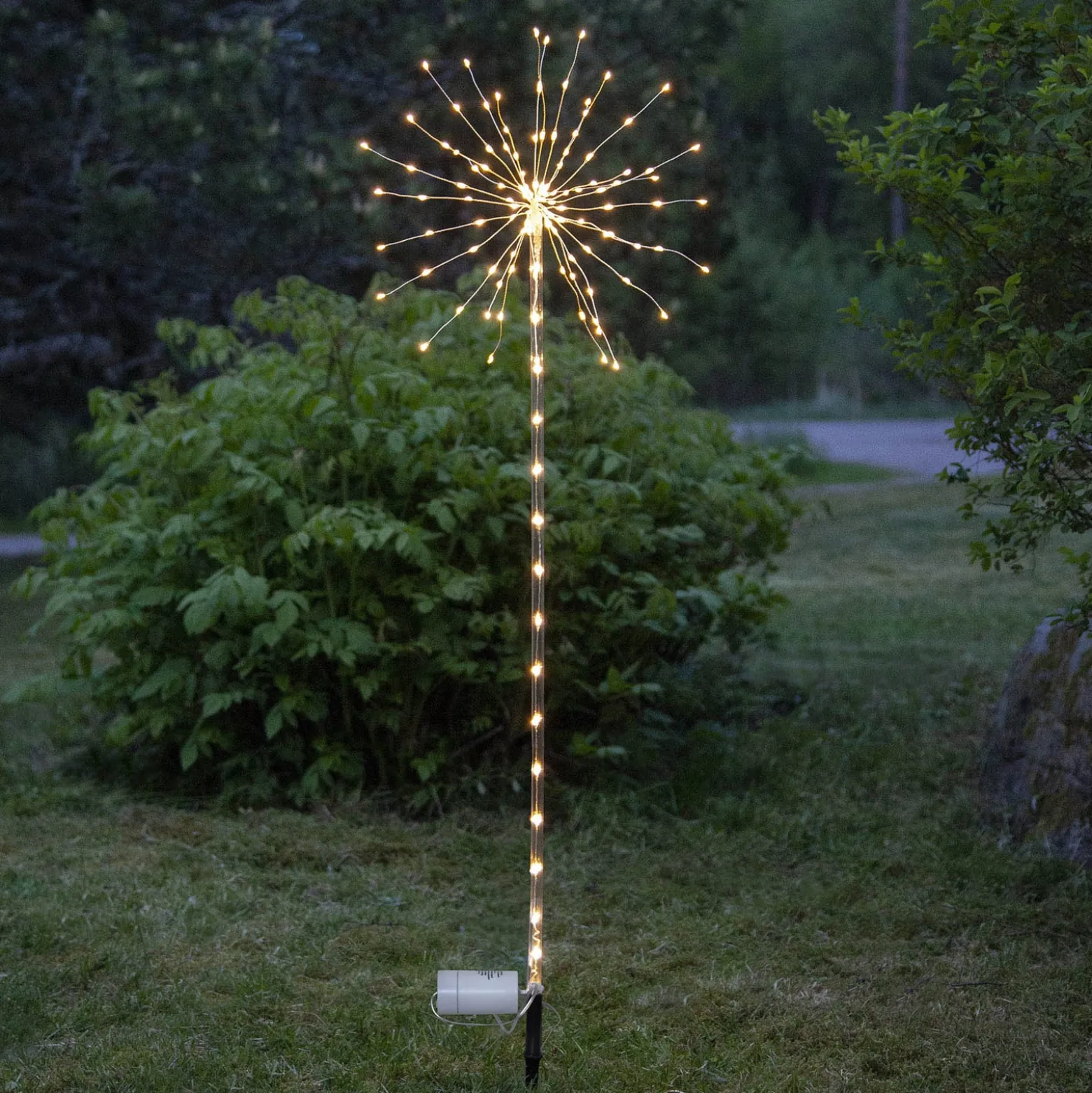LED-Dekoleuchte Firework Outdoor warmweiß Batterie