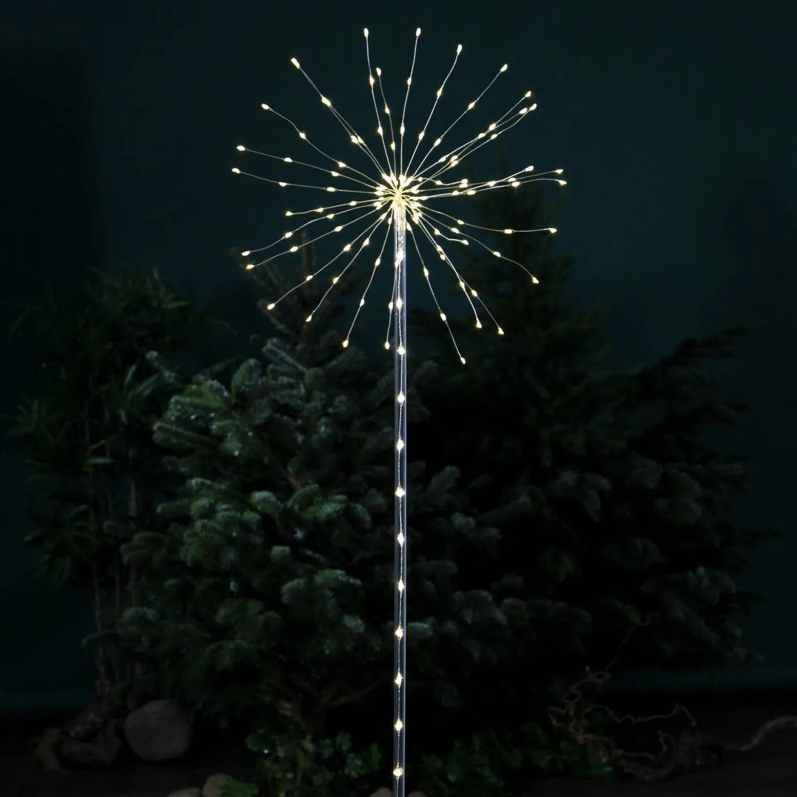 LED-Dekoleuchte Firework Outdoor warmweiß Batterie