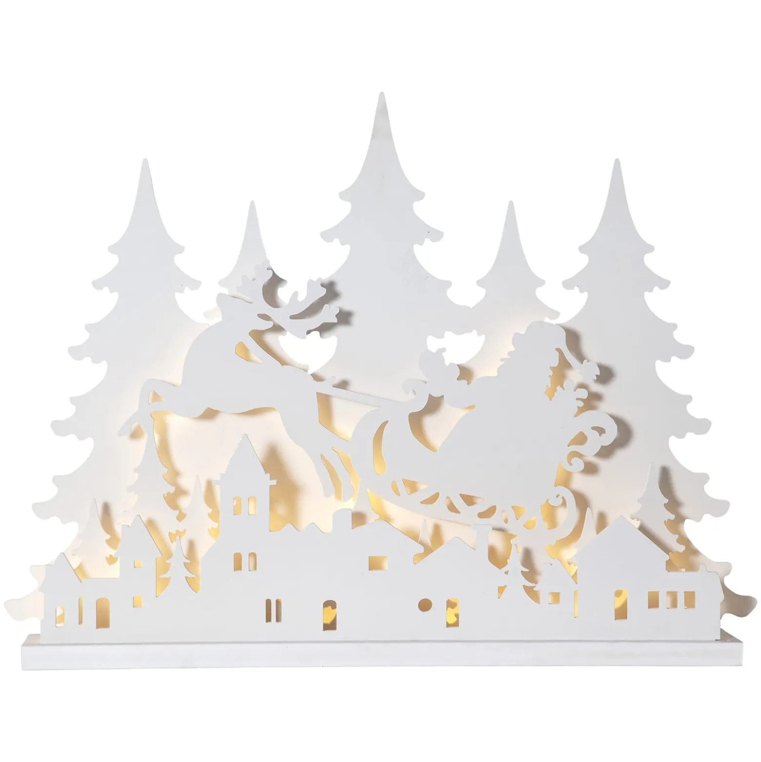 LED-Dekoleuchte Grandy Weihnachtsmann, Länge 80cm