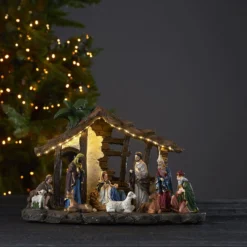LED-Dekoleuchte Nativity, Batteriebetrieb, 37 cm