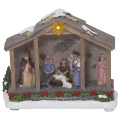 LED-Dekoleuchte Nativity, Batteriebetrieb, 19 cm