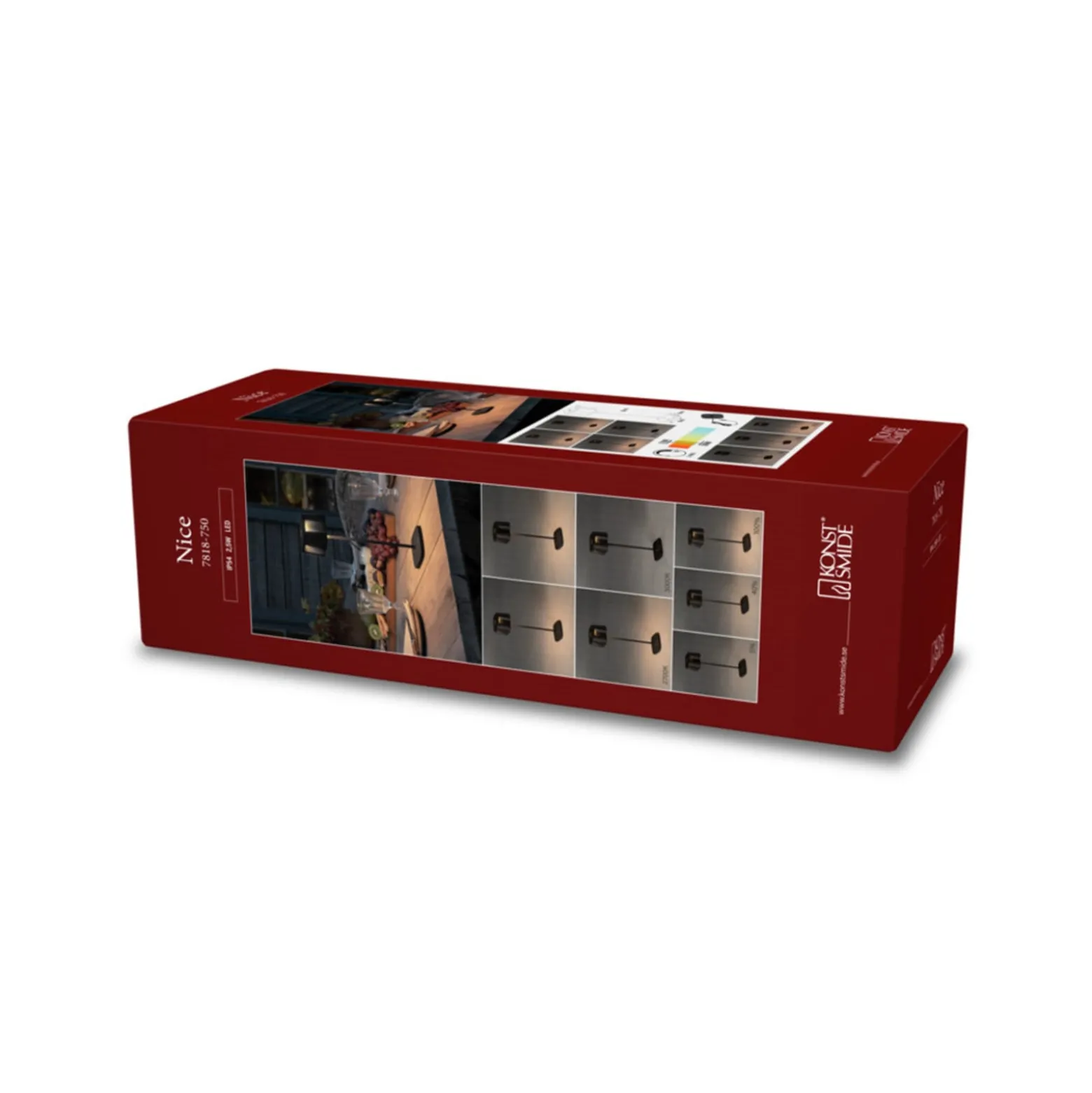 LED-Dekoleuchte Nice USB-Ladeanschluss, schwarz