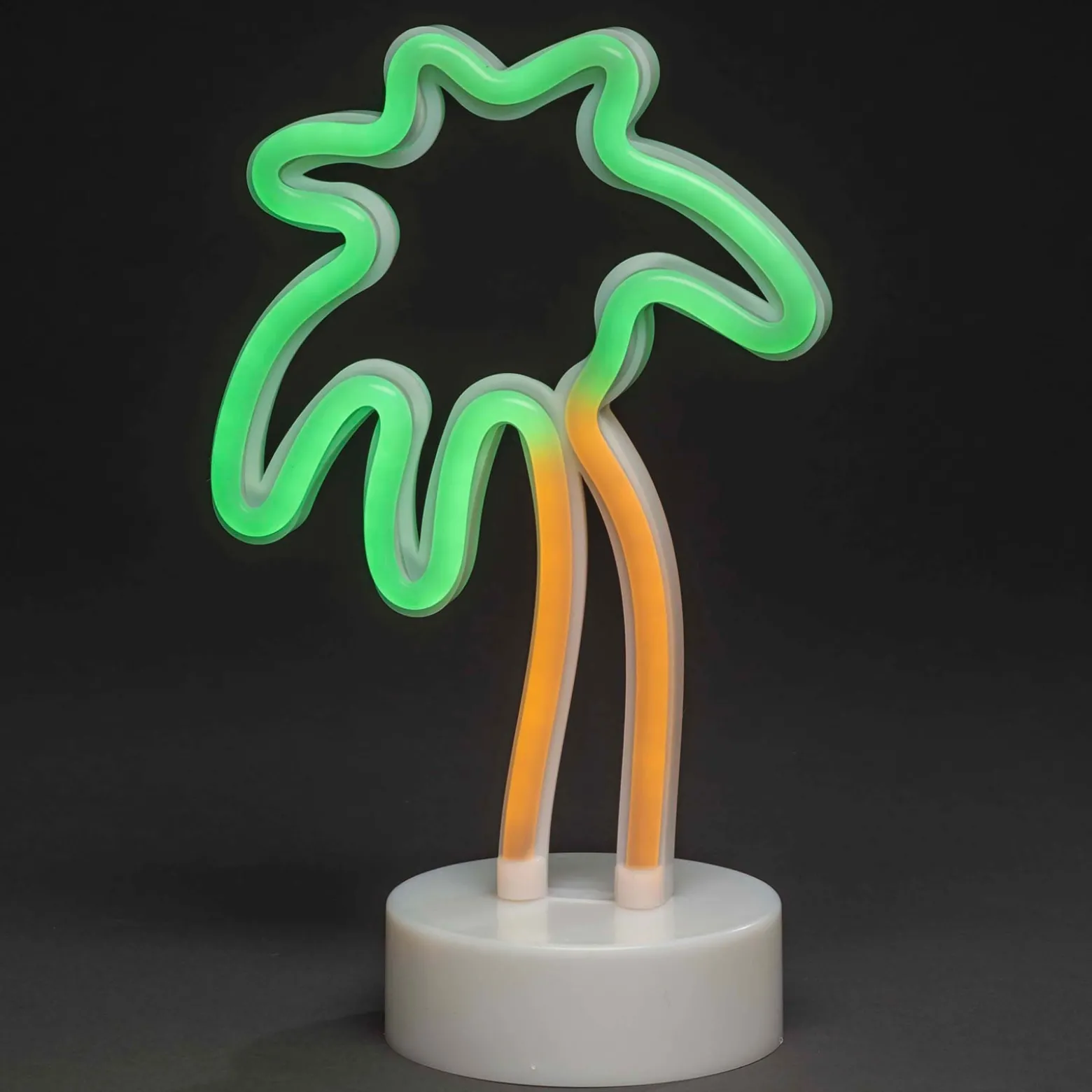 LED-Dekorationsleuchte Palme, batteriebetrieben