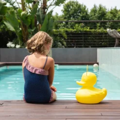 LED-Designleuchte DUCK-DUCK S für außen in Gelb
