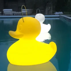 LED-Designleuchte DUCK-DUCK S für außen in Gelb