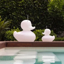 LED-Designleuchte DUCK-DUCK S für außen in Weiß