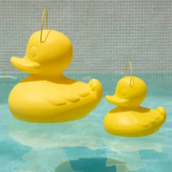 LED-Designleuchte DUCK-DUCK XL für außen in Gelb
