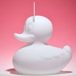 LED-Designleuchte DUCK-DUCK XL für außen in Weiß